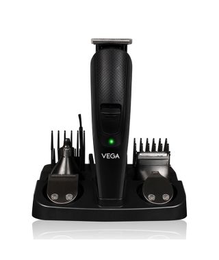 VEGA Men 10-in-1 Multi-Grooming Set with Beard/Hair Trimmer, Nose Trimmer & Body Groomer And Shaver, (VHTH-23)