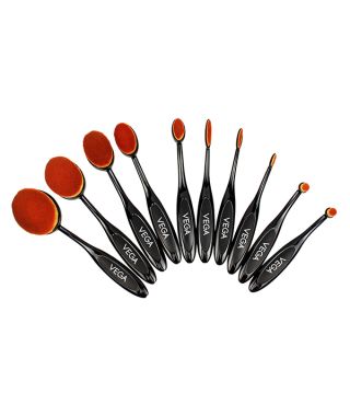 Pro EZ Set of 10 Professional Make-Up Brushes 