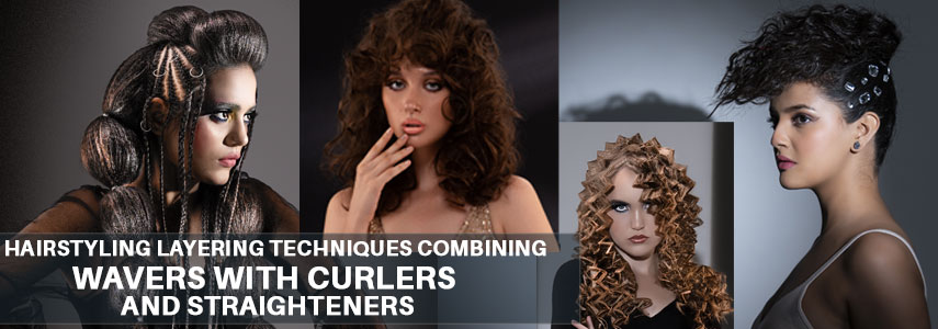 How to Combine Wavers with Curlers and Straighteners to Create Signature Looks